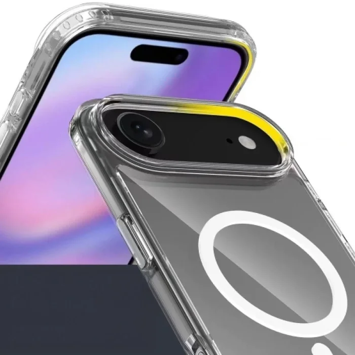 İphone 17 Air Magsafe Sert Şeffaf Kapak