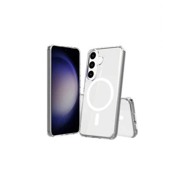 Samsung S23 Magsafe Sert Şeffaf Kapak