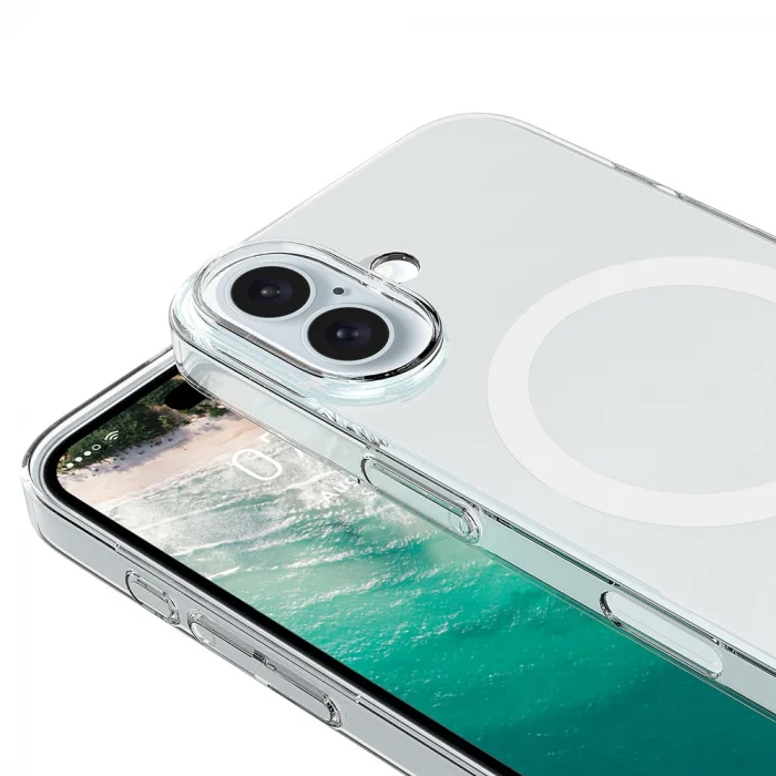 İphone 17 Magsafe Sert Şeffaf Kapak