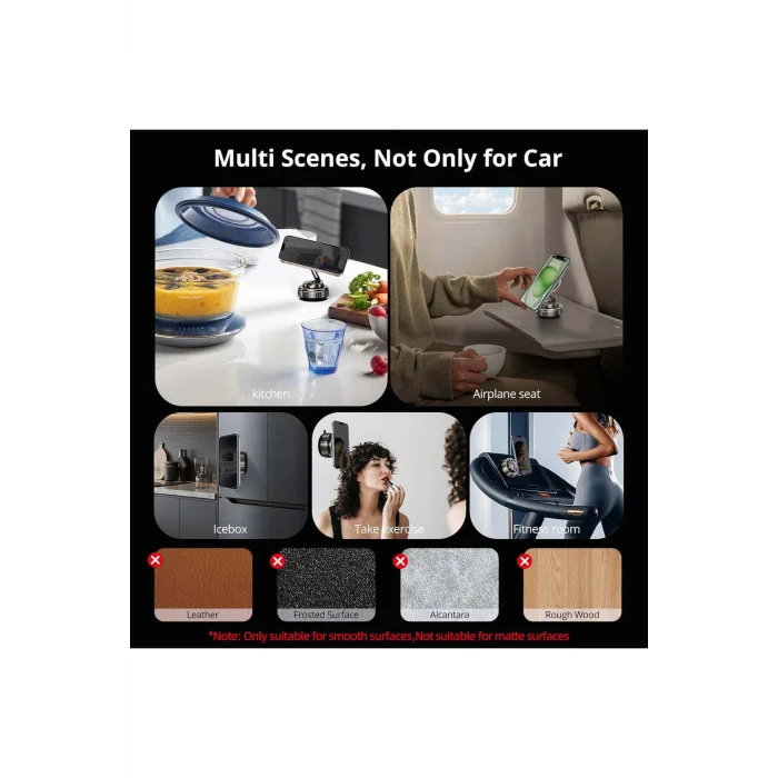 YGT G712 Emme Vantuzlu Tak Çıkar Araç Tutucu