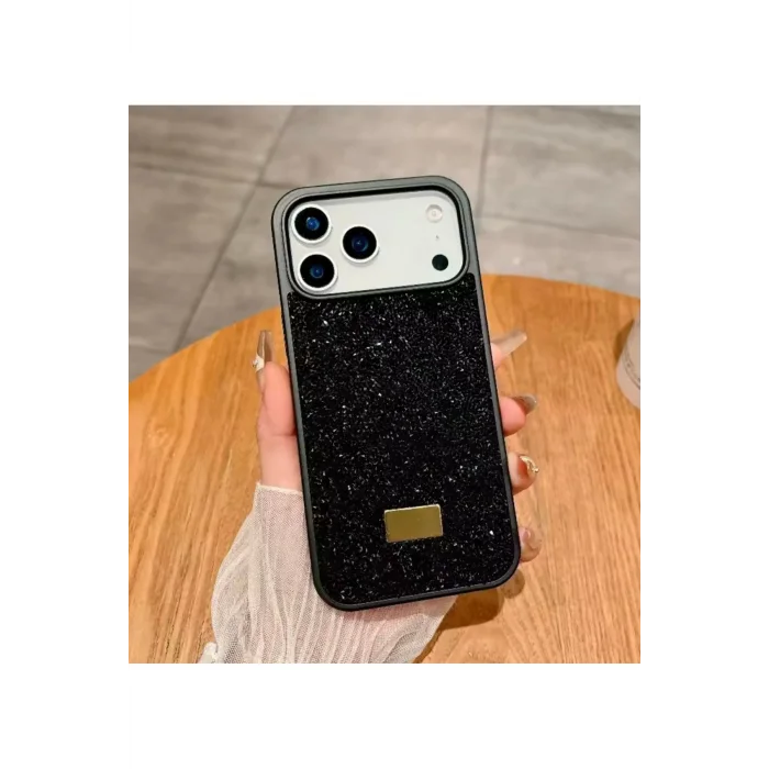 İphone 17 Pro Max Sw İnce Taşlı Premium Kılıf