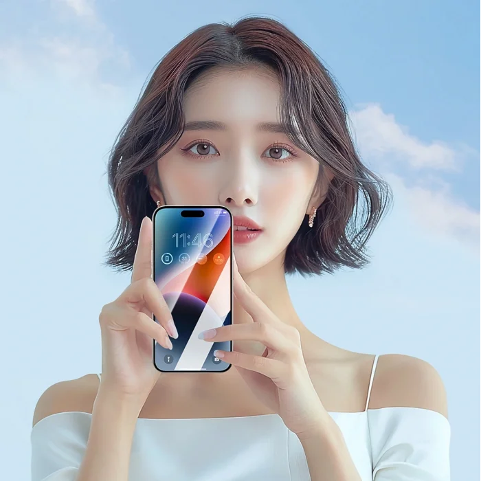 Joyroom İphone 13/14/16E Anti-Reflection Gerçek Gorilla Glass Cam Ekran Koruyucu