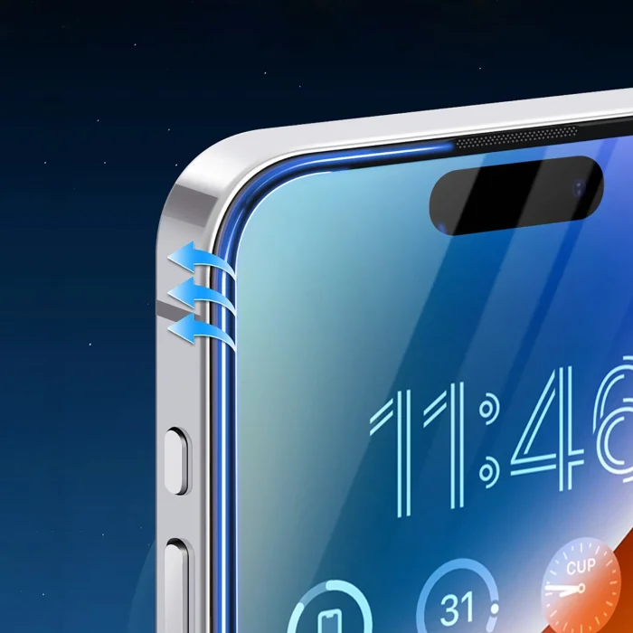 Joyroom İphone 16 Plus Anti-Reflection Gerçek Gorilla Glass Cam Ekran Koruyucu