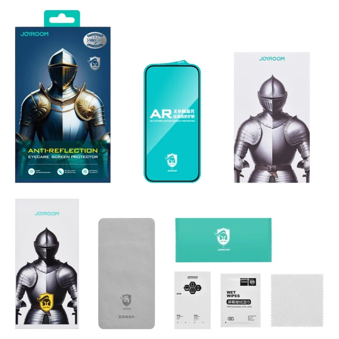 Joyroom İphone 13 Pro Max / 14 Plus Anti-Reflection Gerçek Gorilla Glass Cam Ekran Koruyucu