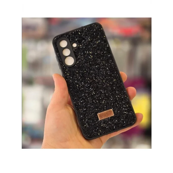 Samsung A55 İle Uyumlu İnce Parlak Taşlı Premium Sw Telefon Kılıfı