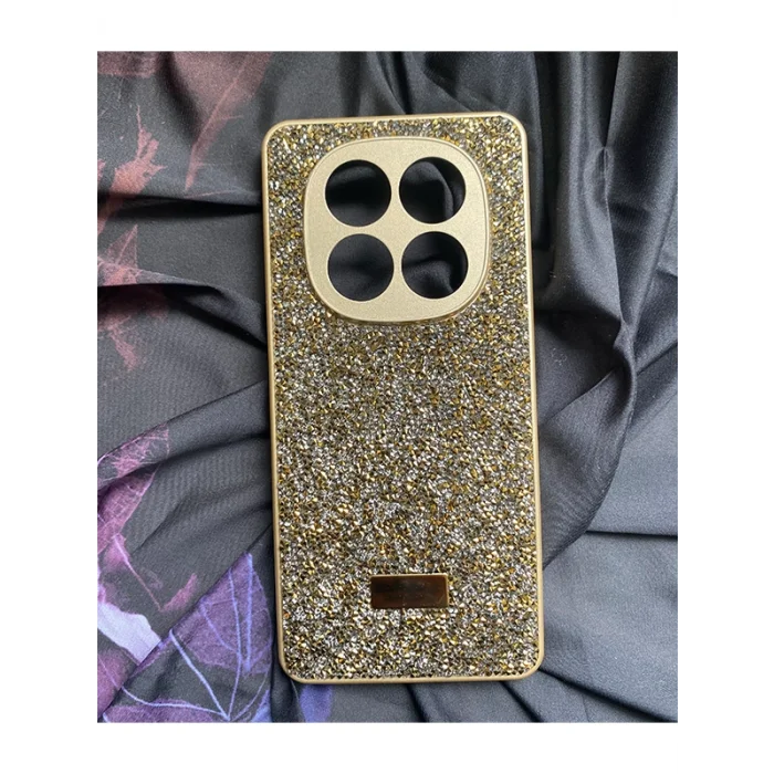 Redmi Note 14 Pro İle Uyumlu İnce Parlak Taşlı Premium Sw Telefon Kılıfı