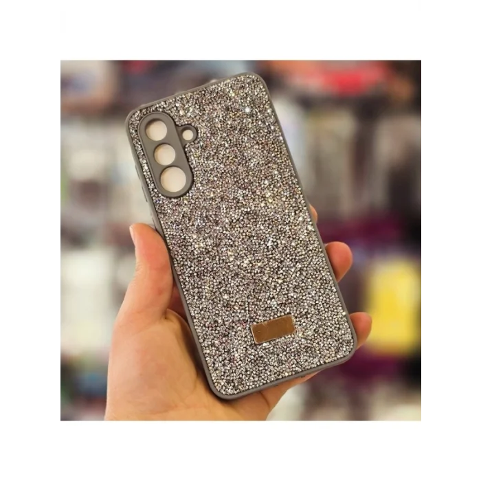 Samsung A56 İle Uyumlu İnce Parlak Taşlı Premium Sw Telefon Kılıfı