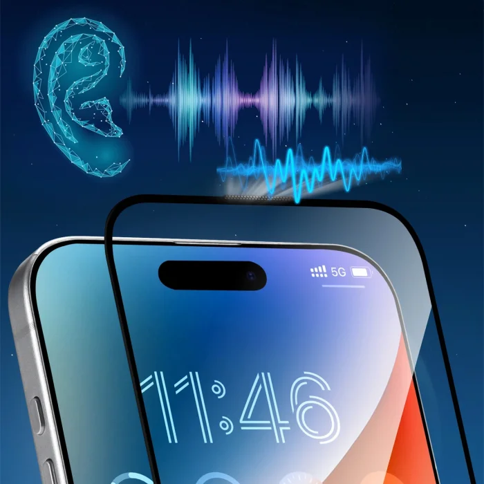 Joyroom İphone 15 Pro 3D Hayalet Gorilla Cam Ekran Koruyucu