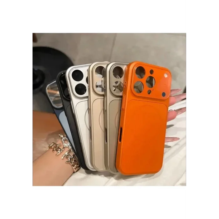 İphone 17 Pro Max Magsafe Özellikli Tam Kapatan Lensli Change Telefon Kılıfı