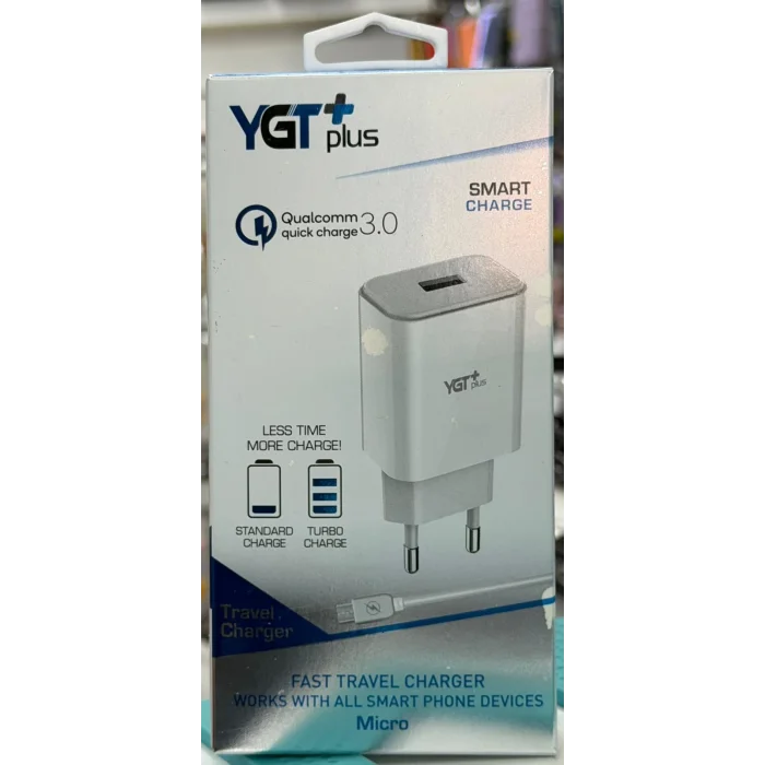 YGT+Mİ9 QUİCK3,0 15W MİKRO ŞARJ ALETİ