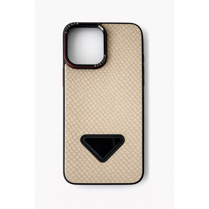 İphone 15 Pro ile Uyumlu Yılan Derisi Dokulu Premium Dragon Kılıf