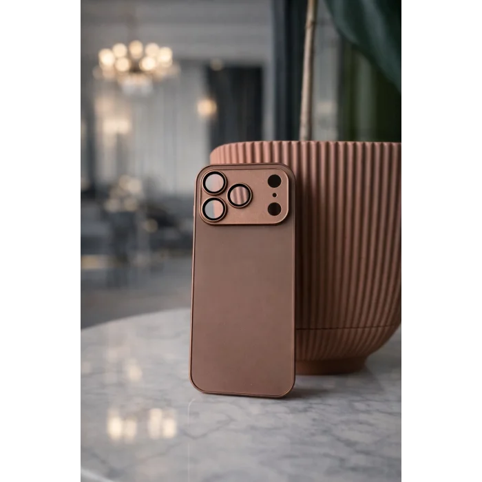 İphone 17 Pro Max ile Uyumlu Magsafe Özellikli Cam Ag Glass Telefon Kılıfı