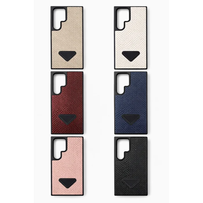 Samsung S24 Ultra ile Uyumlu Yılan Derisi Dokulu Premium Dragon Kılıf