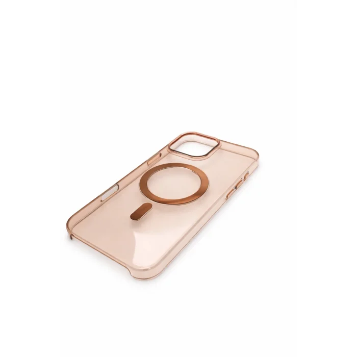 İphone 16 Pro ile Uyumlu Magsafe Özellikli Kristal Netlik Sararmaz PC Clear Case
