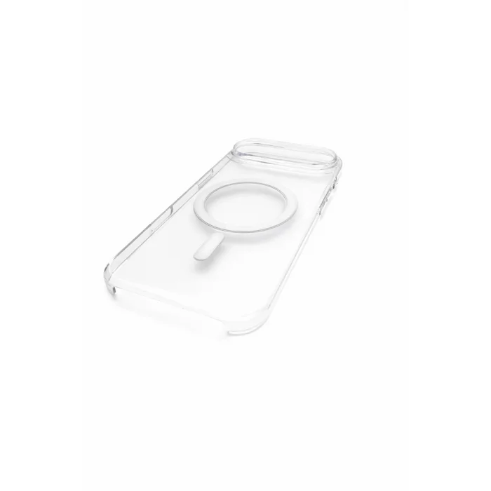 İphone 17 Air ile Uyumlu Magsafe Özellikli Kristal Netlik Sararmaz PC Clear Case