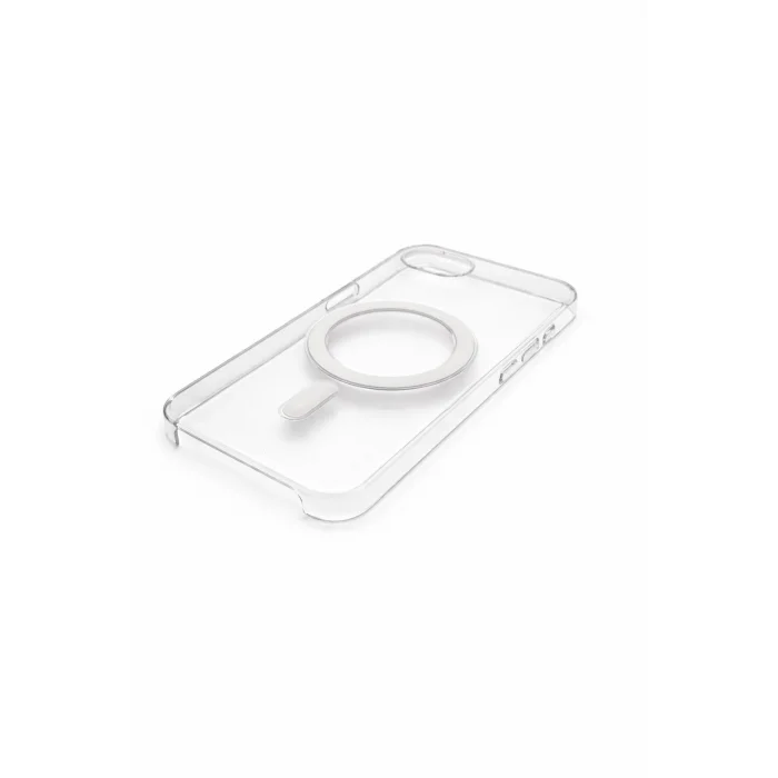 İphone 16E ile Uyumlu Magsafe Özellikli Kristal Netlik Sararmaz PC Clear Case