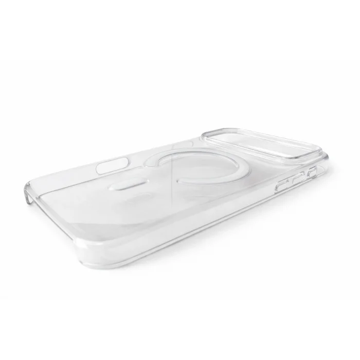 İphone 17 Pro ile Uyumlu Magsafe Özellikli Kristal Netlik Sararmaz PC Clear Case