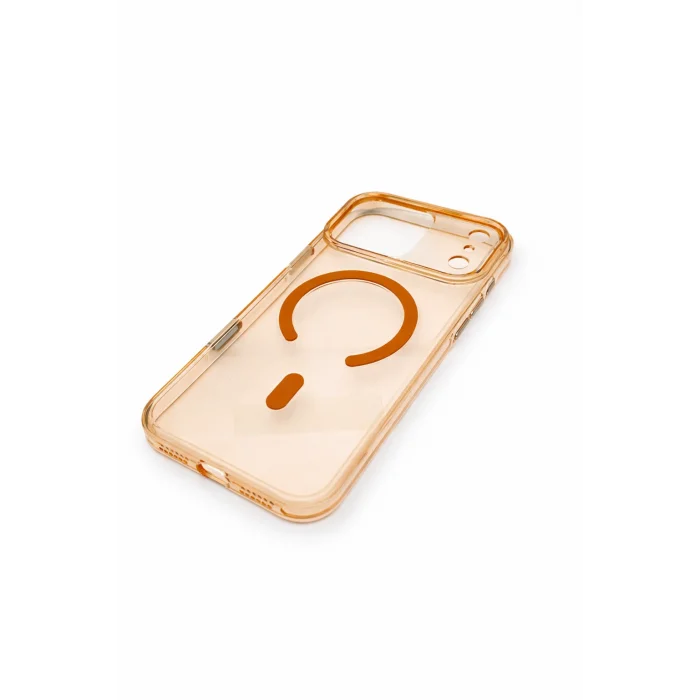 İphone 17 Pro Max ile Uyumlu Magsafe Özellikli Hybrid Animasyonlu Sararmaz PC Kılıf