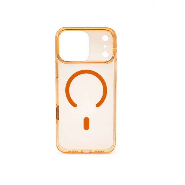 İphone 17 Pro ile Uyumlu Magsafe Özellikli Hybrid Animasyonlu Sararmaz PC Kılıf