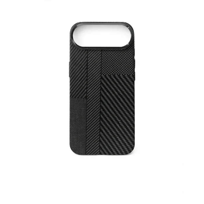 İphone 17 Air ile Uyumlu Magsafe Özellikli Karışık Desenli Renkli Carbon Premium Kılıf