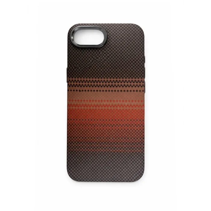 İphone 16 E ile Uyumlu Magsafe Özellikli Karışık Desenli Renkli Carbon Premium Kılıf