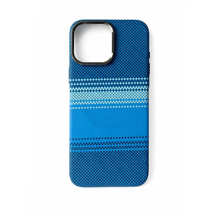 İphone 16 Pro ile Uyumlu Magsafe Özellikli Karışık Desenli Renkli Carbon Premium Kılıf