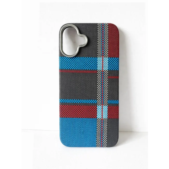 İphone 16 ile Uyumlu Magsafe Özellikli Karışık Desenli Renkli Carbon Premium Kılıf