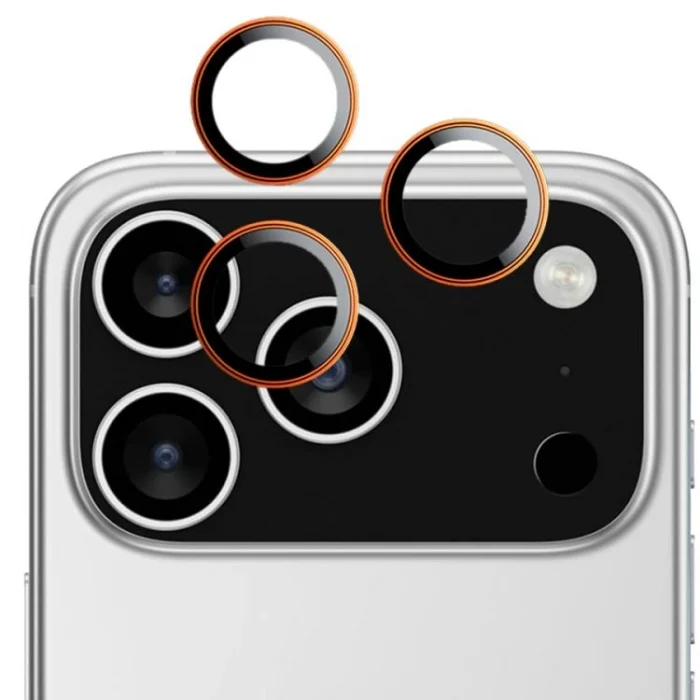 Joyroom İphone 17 Pro/17 Pro Max ile Uyumlu Hizalamalı Premium Lens Koruma HD Kalite