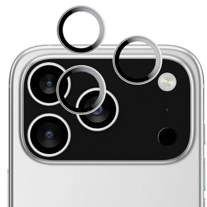 Joyroom İphone 17 Pro/17 Pro Max ile Uyumlu Hizalamalı Premium Lens Koruma HD Kalite