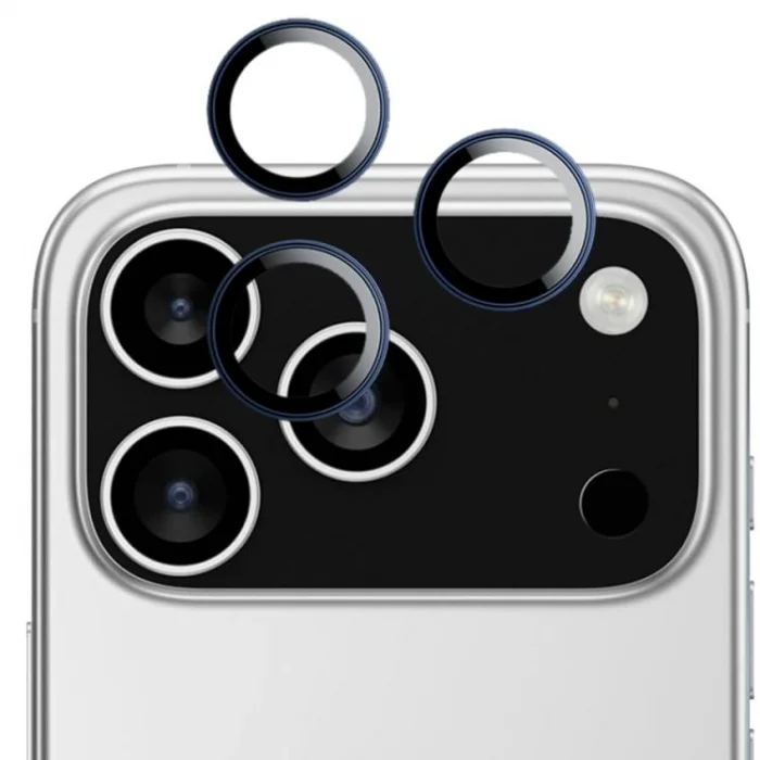 Joyroom İphone 17 Pro/17 Pro Max ile Uyumlu Hizalamalı Premium Lens Koruma HD Kalite