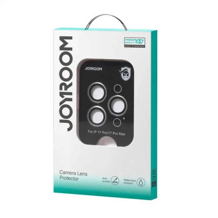 Joyroom İphone 17 Pro/17 Pro Max ile Uyumlu Hizalamalı Premium Lens Koruma HD Kalite