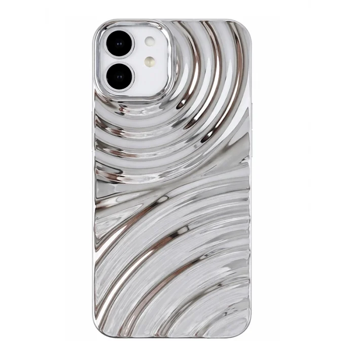 İphone 12 Ripples Parlak Darbelere Dayanıklı Silikon Kılıf