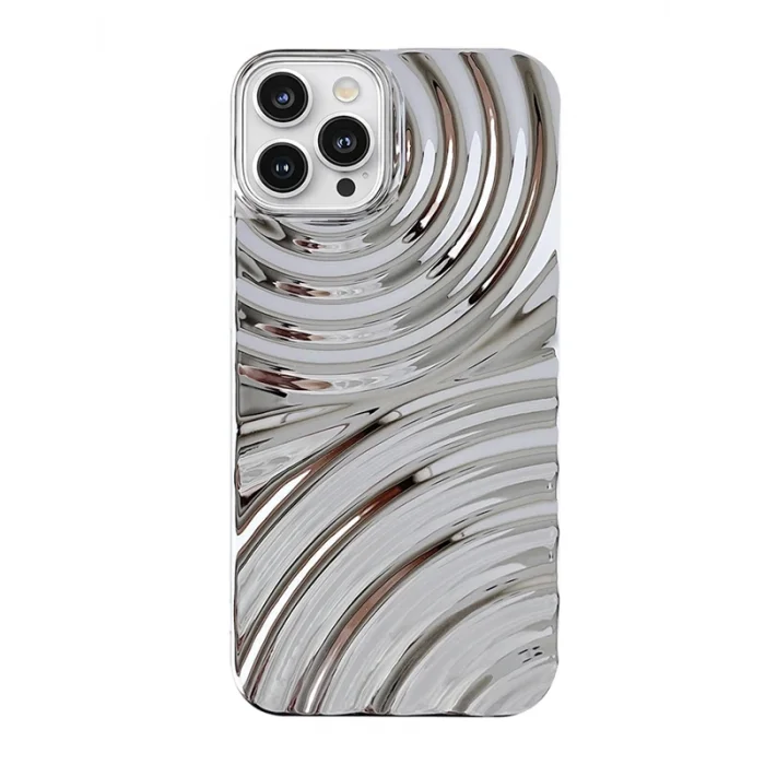 İphone 15 PRO Ripples Parlak Darbelere Dayanıklı Silikon Kılıf