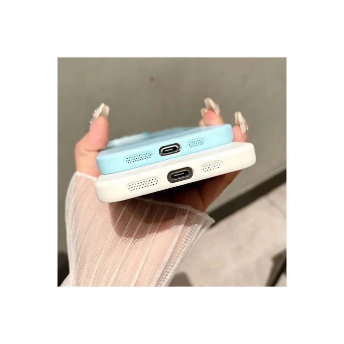 İPHONE 14 İLE UYUMLU 2 PARÇALI MAGSAFE ÖZELLİKLİ SOFT RENKLİ KONTRAST TELEFON KILIFI