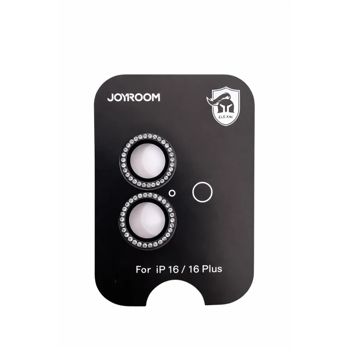 Joyroom İphone 16/16 Plus ile Uyumlu Taşlı Kamera Premium Lens Koruyucu