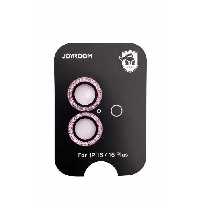 Joyroom İphone 16/16 Plus ile Uyumlu Taşlı Kamera Premium Lens Koruyucu