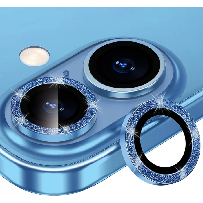 Joyroom İphone 16/16 Plus ile Uyumlu Taşlı Kamera Premium Lens Koruyucu