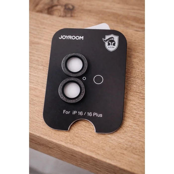Joyroom İphone 16/16 Plus ile Uyumlu Taşlı Kamera Premium Lens Koruyucu
