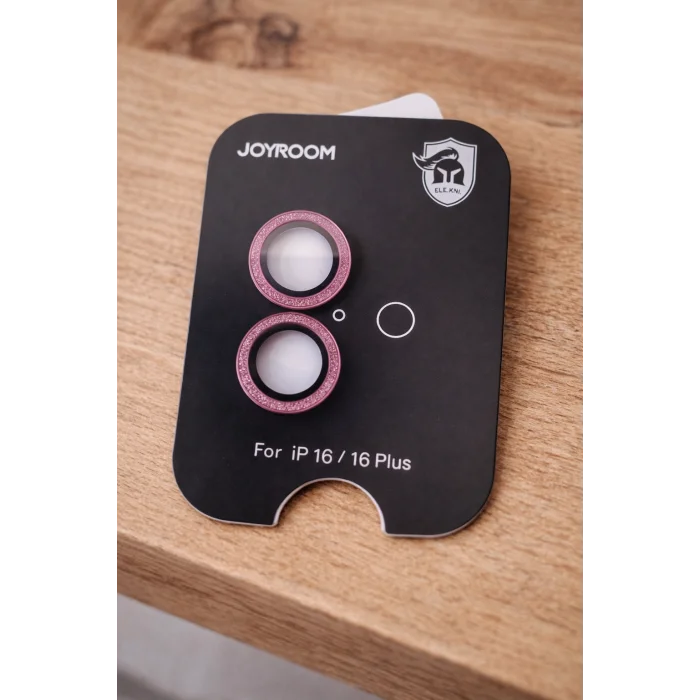 Joyroom İphone 16/16 Plus ile Uyumlu Taşlı Kamera Premium Lens Koruyucu