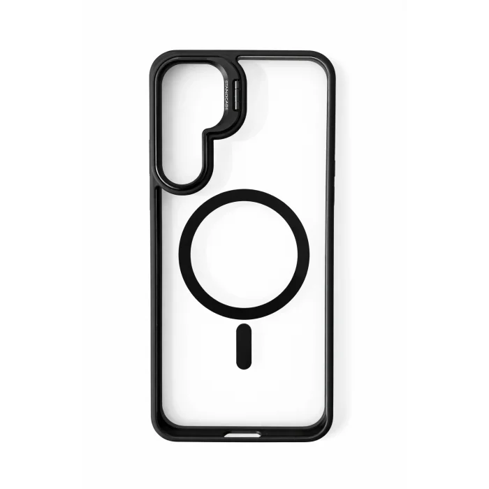 Samsung S24 FE Uyumlu Kılıf Klon Stantlı MagSafe Özellikli Telefon Kılıfı