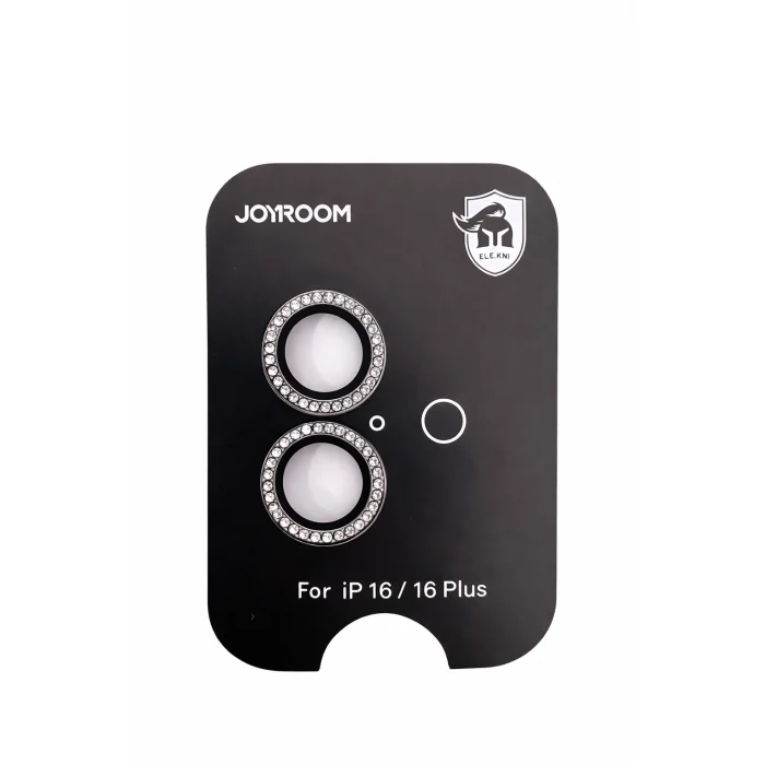 Joyroom İphone 16/16 Plus ile Uyumlu Taşlı Kamera Premium Lens Koruyucu
