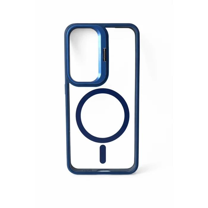 Samsung S24 Uyumlu Kılıf Klon Stantlı MagSafe Özellikli Telefon Kılıfı