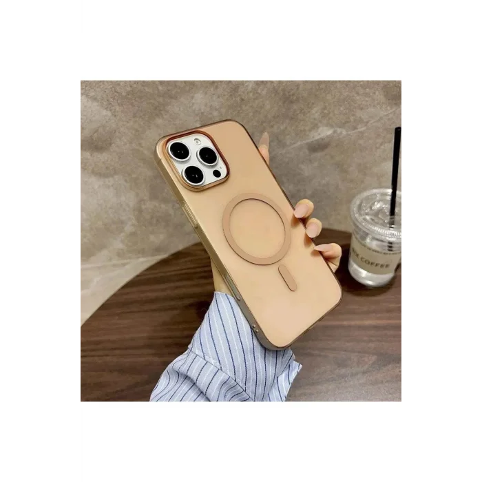 İphone 16 Pro Tuna Buzlu Sert İnce Magsafe Telefon Kılıfı