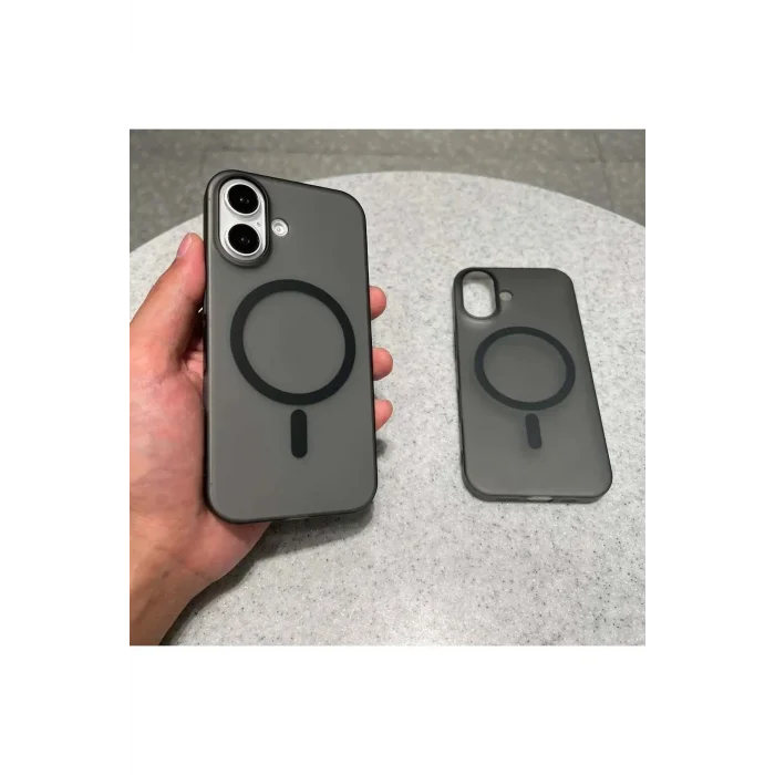 İphone 16 Tuna Buzlu Sert İnce Magsafe Telefon Kılıfı