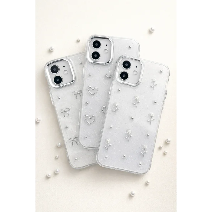 İphone 11 ile Uyumlu Minimal Desenli Estetik Spot Kılıf