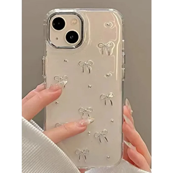 İphone 15 ile Uyumlu Minimal Desenli Estetik Spot Kılıf