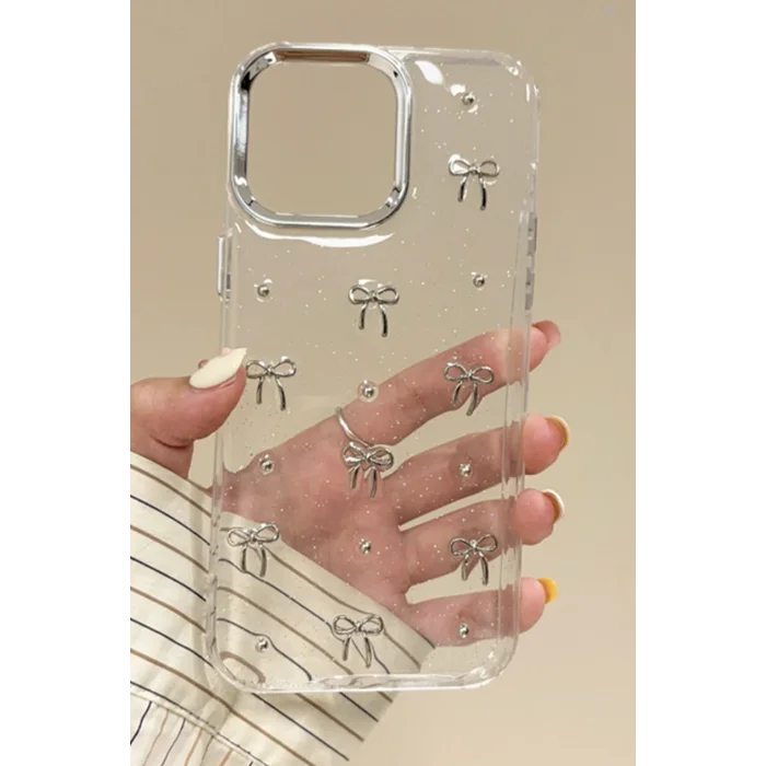 İphone 15 ile Uyumlu Minimal Desenli Estetik Spot Kılıf