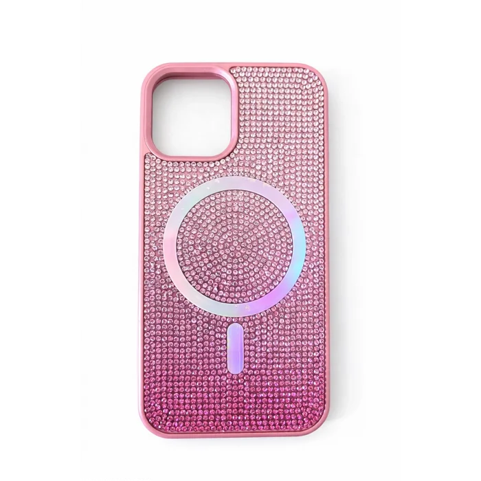 İphone 11 Kılıf Diamont MagSafe Hologramlı Telefon Kılıfı