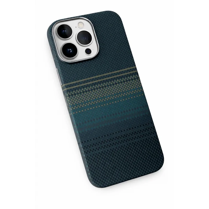 İphone 16 Pro Max ile Uyumlu Magsafe Özellikli Knt Kevlar Telefon Kılıfı