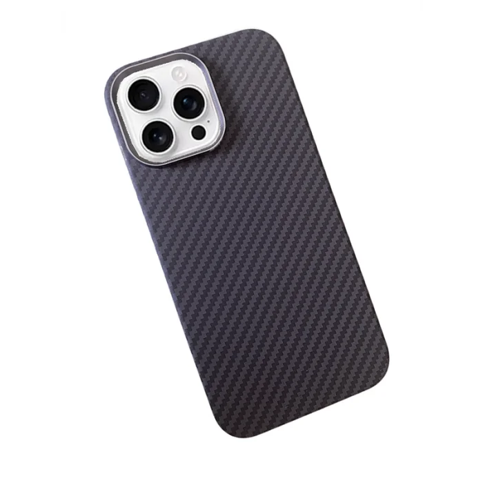 İphone 16 Pro Max ile Uyumlu Magsafe Özellikli Knt Kevlar Telefon Kılıfı